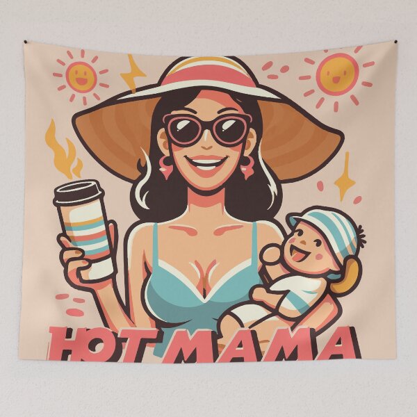 Item preview, Hot Mama in the Sun  designed and sold by karolinahinc.