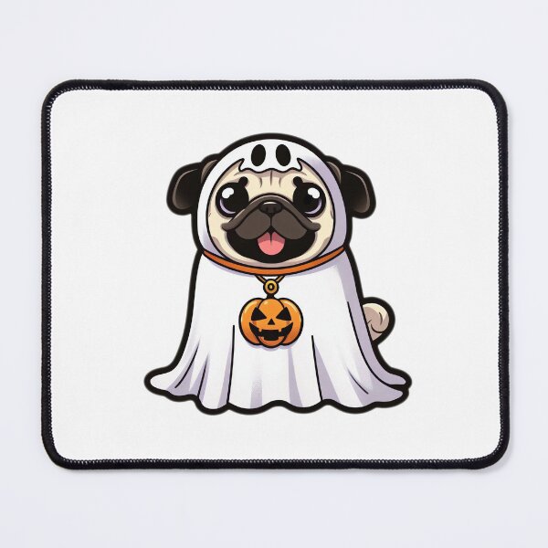 Item preview, Trick-or-Treat Ghost Pug designed and sold by EpicPaws.