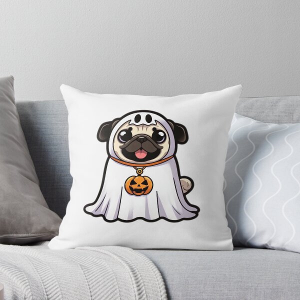Item preview, Trick-or-Treat Ghost Pug designed and sold by EpicPaws.