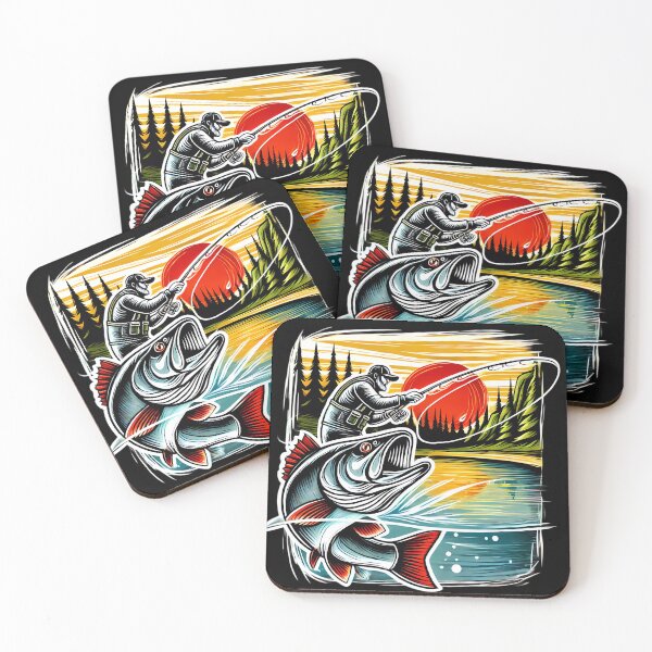 Item preview, Big Catch at Sunset: Fishing Adventure. designed and sold by Linework Studio.