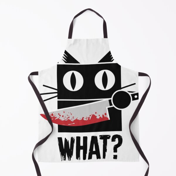 Item preview, Spooky Season Cat Knife Serial Killer designed and sold by JediKittenWars.