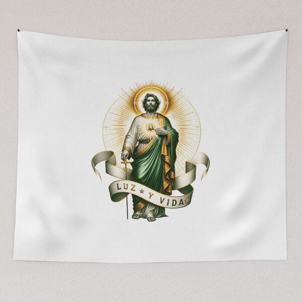 Item preview, Arte Religioso de San Judas Tadeo en Acuarela – Productos Espirituales para Camisetas, Tazas, Stickers y Más designed and sold by artedigital99.