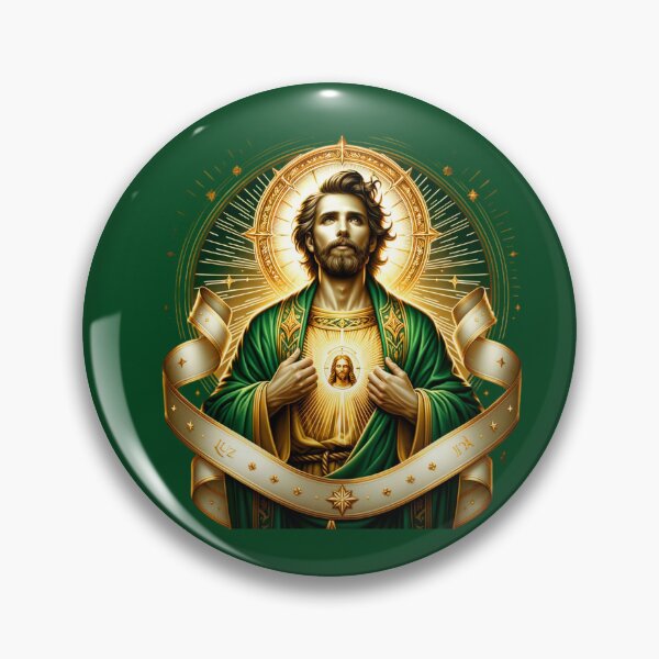 Item preview, Arte Religioso de San Judas Tadeo en Acuarela – Productos Espirituales para Camisetas, Tazas, Stickers y Más designed and sold by artedigital99.
