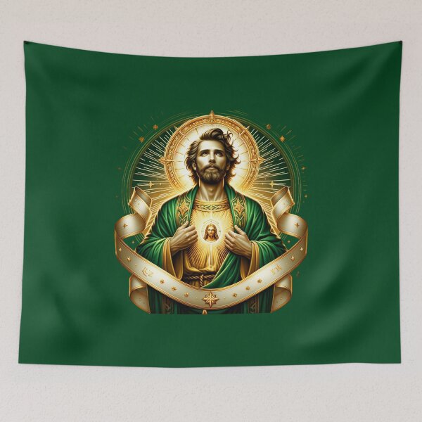 Item preview, Arte Religioso de San Judas Tadeo en Acuarela – Productos Espirituales para Camisetas, Tazas, Stickers y Más designed and sold by artedigital99.