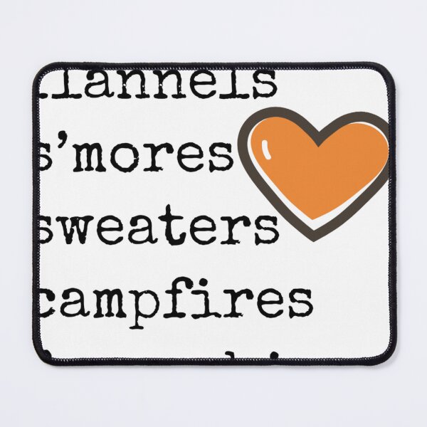 Item preview, Bonfires, Flannels, S'mores, Sweaters Campfires & Pumpkins designed and sold by TeeGiftCollective.