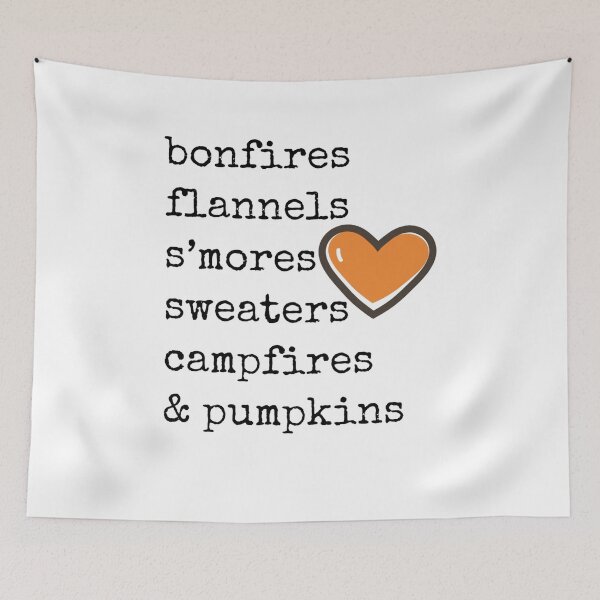 Item preview, Bonfires, Flannels, S'mores, Sweaters Campfires & Pumpkins designed and sold by TeeGiftCollective.