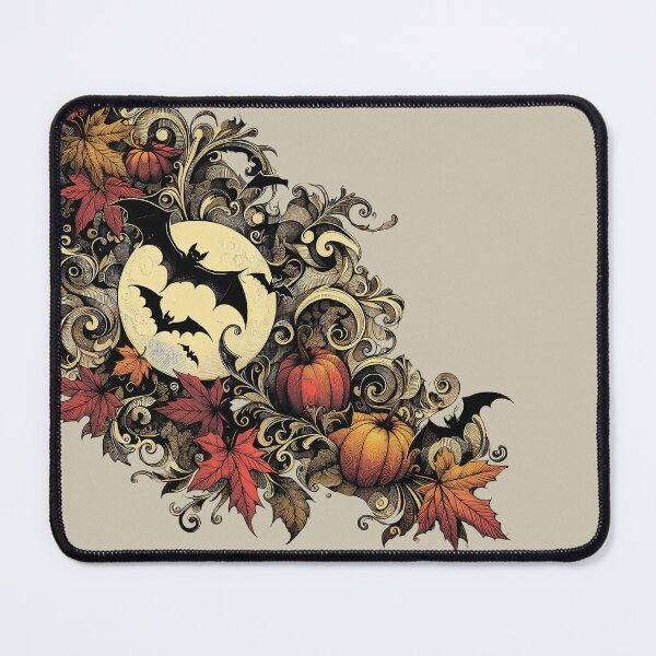 Item preview, Halloween pumpkins and bats. designed and sold by MagelliShop.