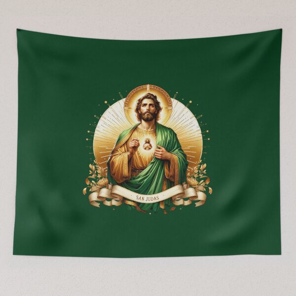 Item preview, Arte Religioso de San Judas Tadeo en Acuarela – Productos Espirituales para Camisetas, Tazas, Stickers y Más designed and sold by artedigital99.