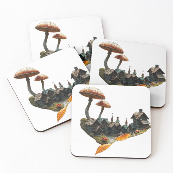 Item preview, Enchanted Dwarf Village designed and sold by InsectWorldofAI.