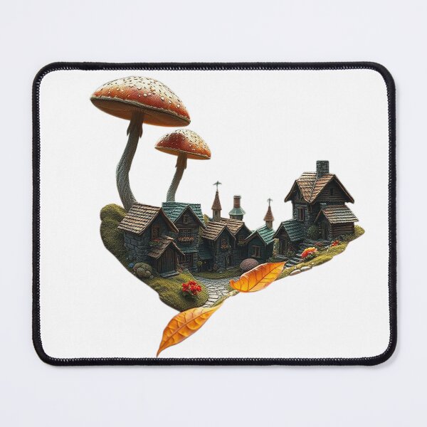 Item preview, Enchanted Dwarf Village designed and sold by InsectWorldofAI.