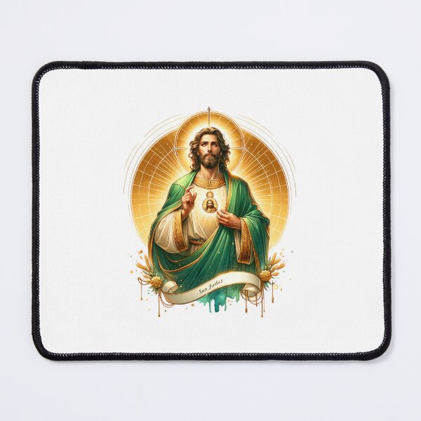 Item preview, Diseños Exclusivos de San Judas Tadeo en Acuarela – Productos Religiosos para Tazas, Camisetas, Stickers y Más designed and sold by artedigital99.