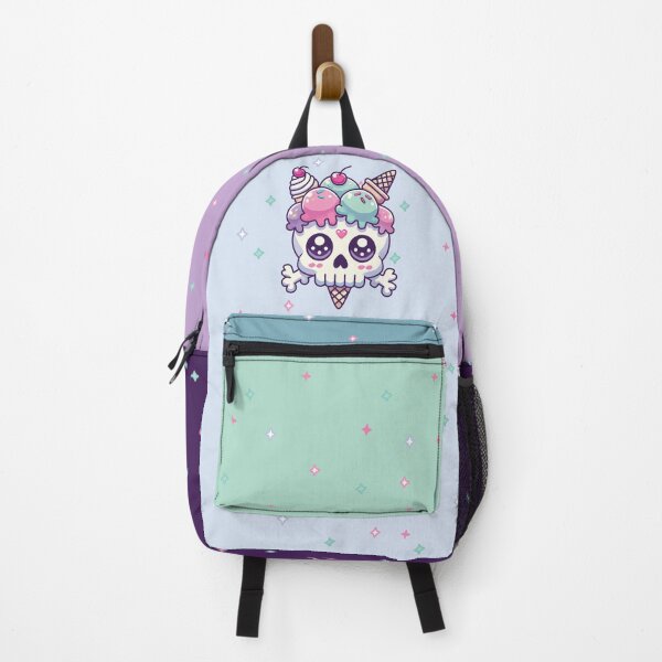 Item preview, Kawaii Skull Delight with Ice cream designed and sold by CrazySweets.