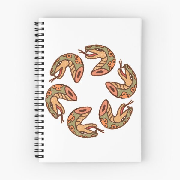 Item preview, hellish salmon snake heads designed and sold by pinkazazella.