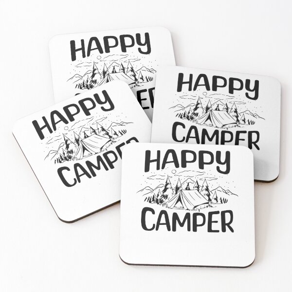 Item preview, Happy Camper Outdoor Enthusiasts designed and sold by PrintCrafting.