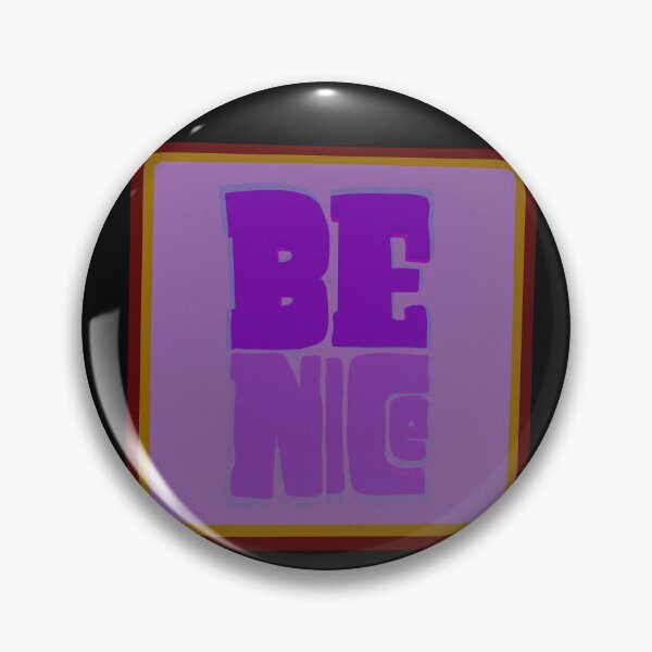 Item preview, Be Nice: Vibrant Purple and Colorful Design designed and sold by ArtsatIndia7.