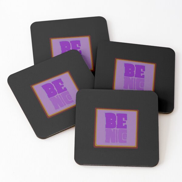 Item preview, Be Nice: Vibrant Purple and Colorful Design designed and sold by ArtsatIndia7.