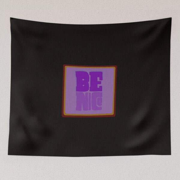 Item preview, Be Nice: Vibrant Purple and Colorful Design designed and sold by ArtsatIndia7.