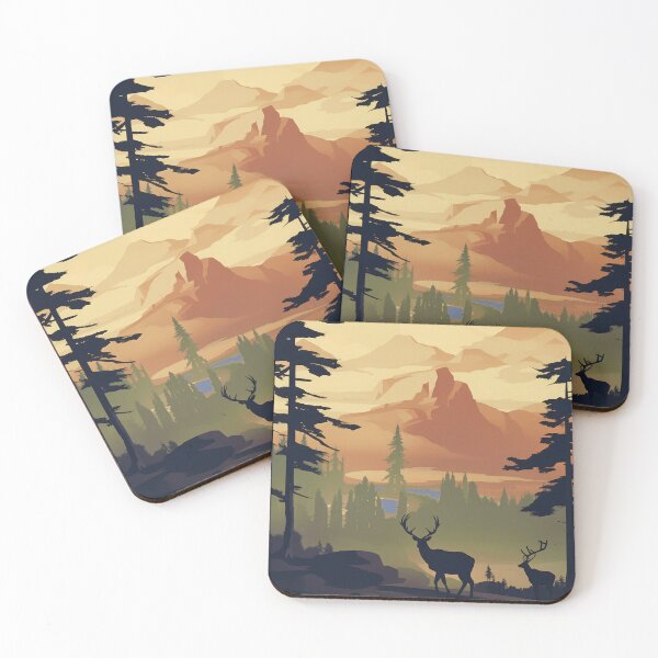 Item preview, Olympic National Park Sunset designed and sold by WanderlustArtsy.