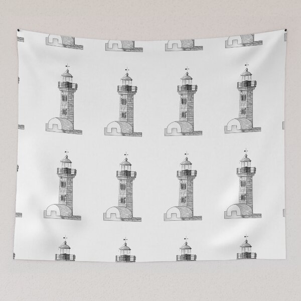 Item preview, Felgueiras Lighthouse, Porto Portugal designed and sold by SimoesArtistry.