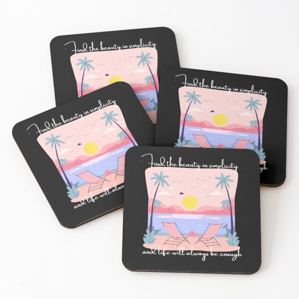 Item preview, Copy of Find the beauty in simplicity and life will always be enough designed and sold by ZenAuraBoutique.