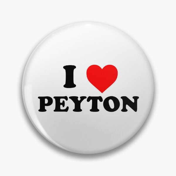Item preview, i love peyton designed and sold by wordswithfonts.