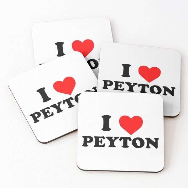 Item preview, i love peyton designed and sold by wordswithfonts.