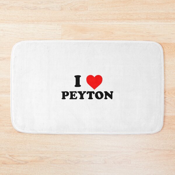 Item preview, i love peyton designed and sold by wordswithfonts.