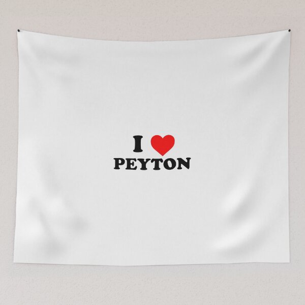 Item preview, i love peyton designed and sold by wordswithfonts.