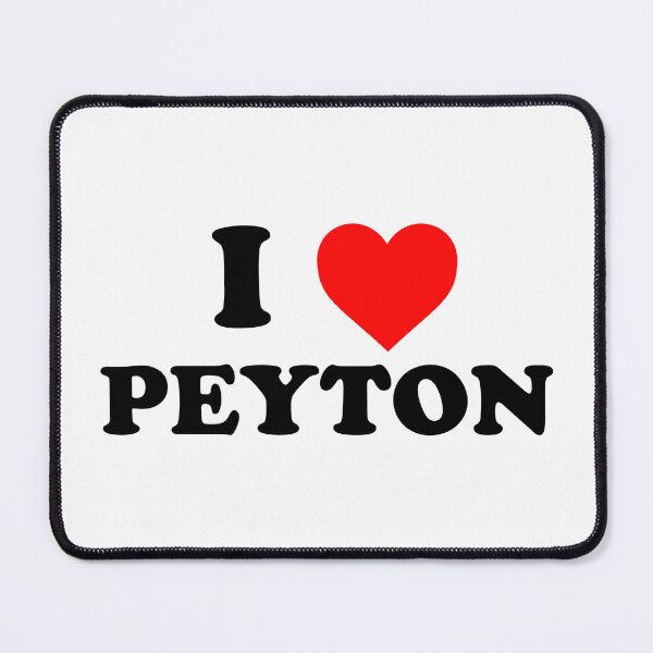 Item preview, i love peyton designed and sold by wordswithfonts.