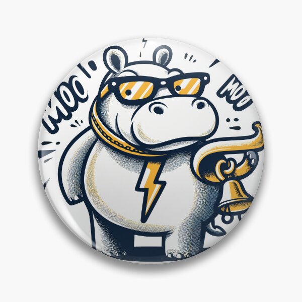 Item preview, MOO DENG THE LIGHTNING BABY HIPPO designed and sold by YourFidelity.