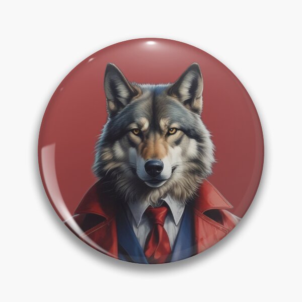 Item preview, Wolf in red jacket designed and sold by GasconyPassion.