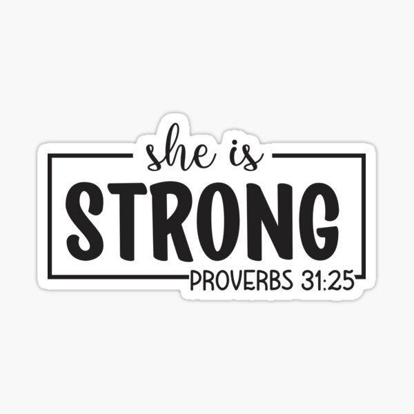 Item preview, Proverbs for A Woman She Is Strong designed and sold by Roland1980.