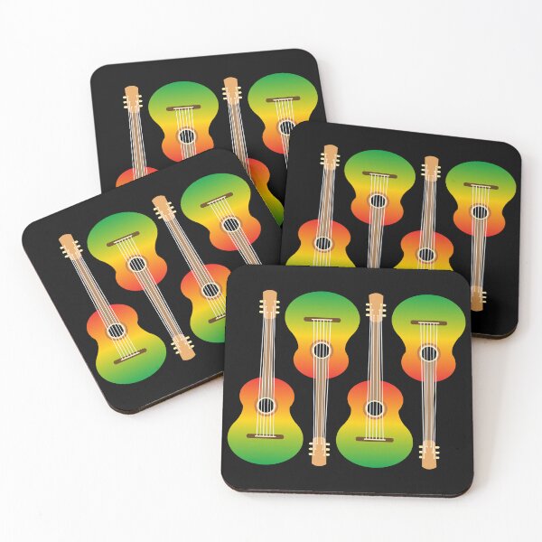 Item preview, Rasta Reggae Music Guitars designed and sold by HotHibiscus.