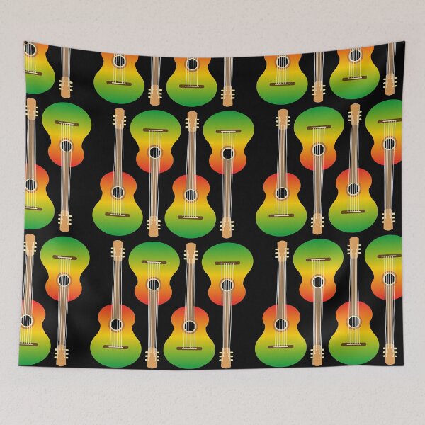 Item preview, Rasta Reggae Music Guitars designed and sold by HotHibiscus.