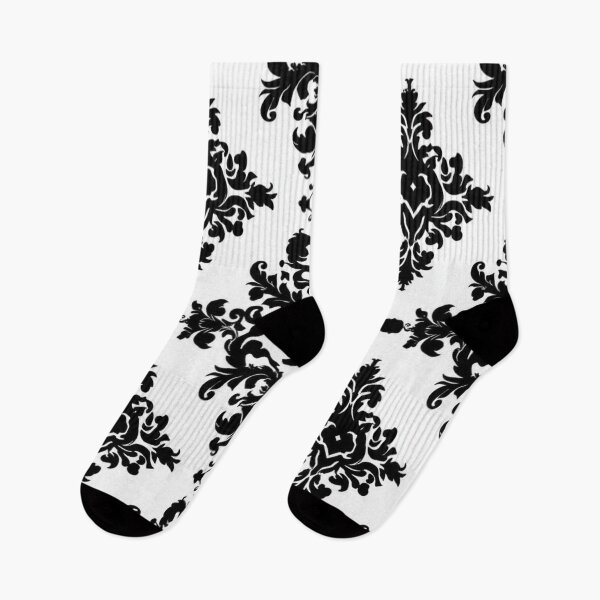 Item preview, Black & White Damask  designed and sold by DesignsByPrnces.