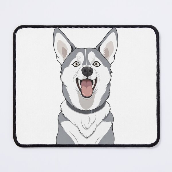 Item preview, Gray White Siberian Husky Dog designed and sold by Atlantico54.