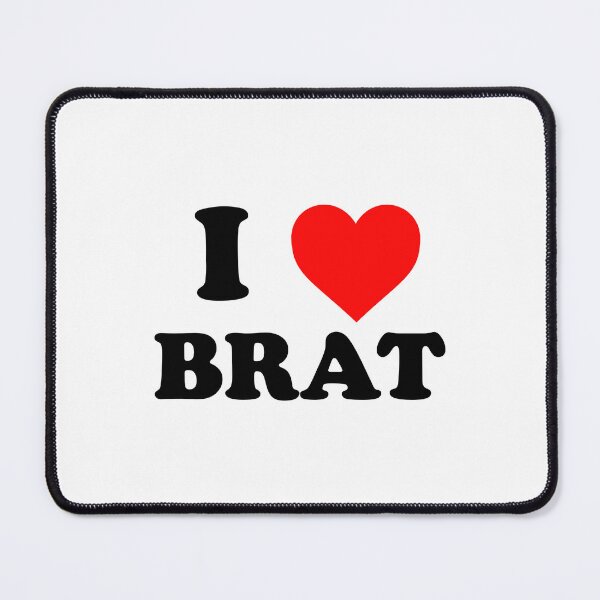 Item preview, i love brat designed and sold by wordswithfonts.