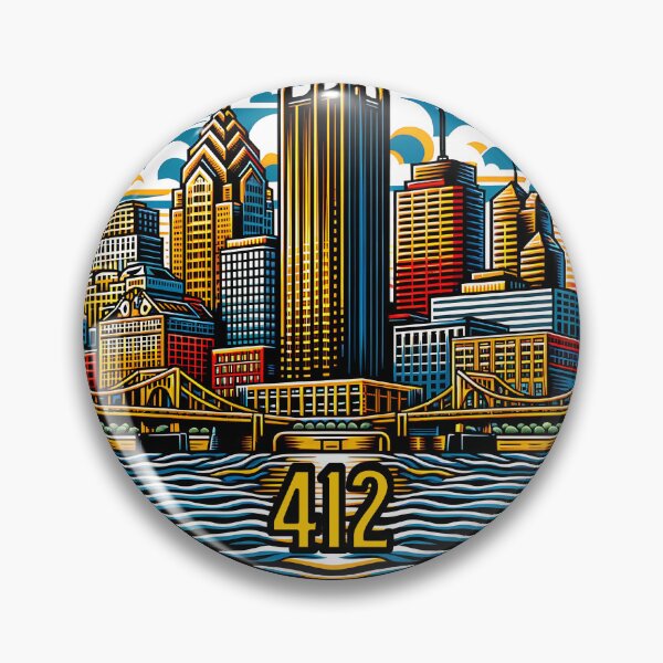 Item preview, Pittsburgh 412 City designed and sold by HellbenderCo.