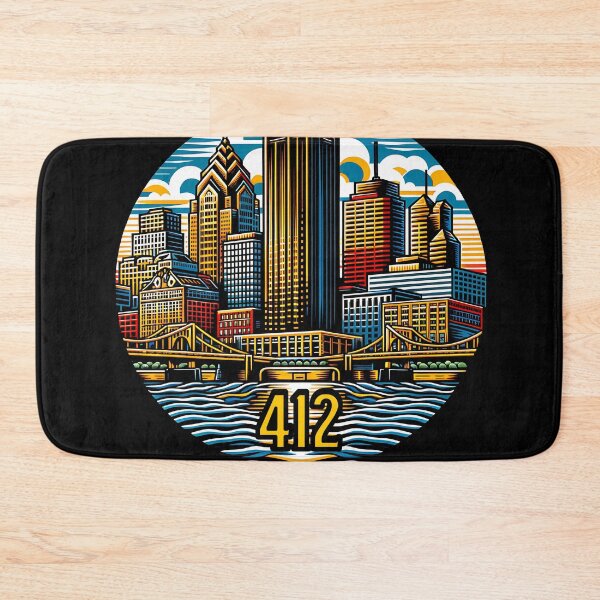 Item preview, Pittsburgh 412 City designed and sold by HellbenderCo.