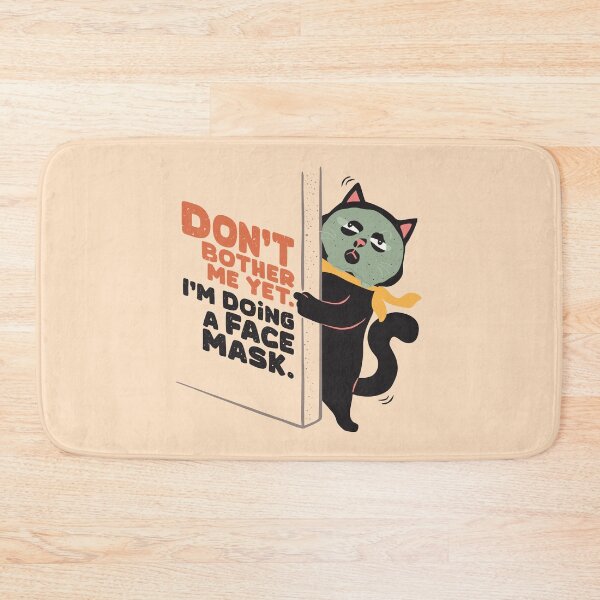 Item preview, Black Cat and Face Mask designed and sold by LazyCaat.