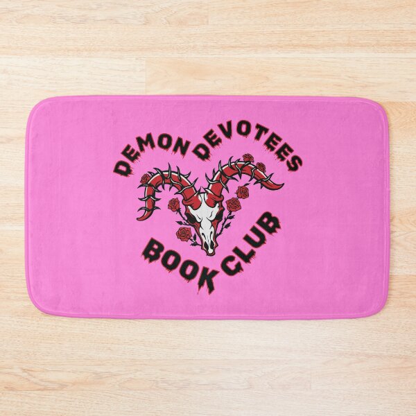 Item preview, Demon Devotees Book Club - Skull With Thorns & Roses designed and sold by BookishNookish.