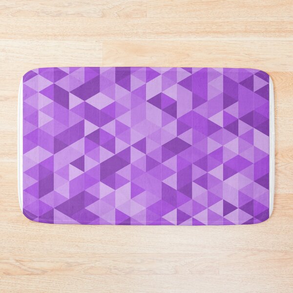 Item preview, Geometric triangular purple abstract with mosaic-style pattern designed and sold by ploen kongsuwan.