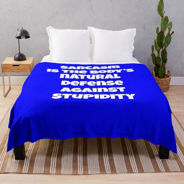 Item preview, Sarcastic Funny Humor Sarcasm Is The Body’s Natural Defense Against Stupidity designed and sold by fantasticdesign.