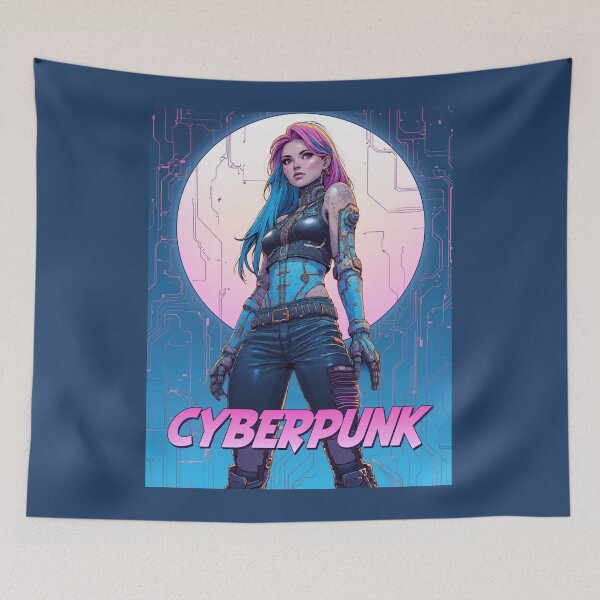 Item preview, Cyberpunk, Mox, Neon futuristic designed and sold by Smash-420.