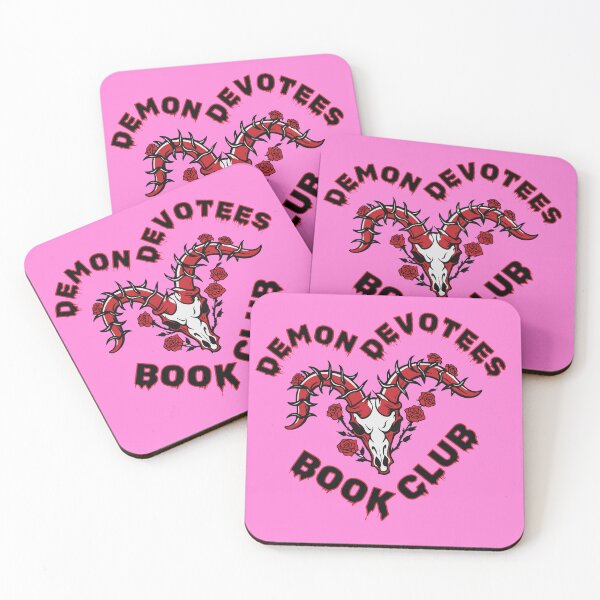 Item preview, Demon Devotees Book Club - Skull With Thorns & Roses designed and sold by BookishNookish.