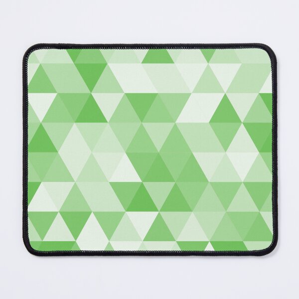 Item preview, Geometric Soft Color Pattern Green and White Triangular Mosaic  designed and sold by ploen kongsuwan.