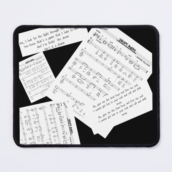 Item preview, drift away Dobie Gray, lyric, sheet music designed and sold by amy greaves.