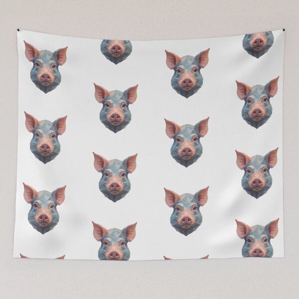Item preview, Geometric Hog designed and sold by Spike The Punch Design Co..