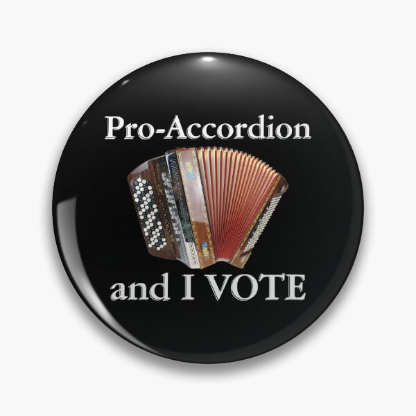 Item preview, Pro-Accordion and I VOTE - CBA designed and sold by UkuleleGeorge.