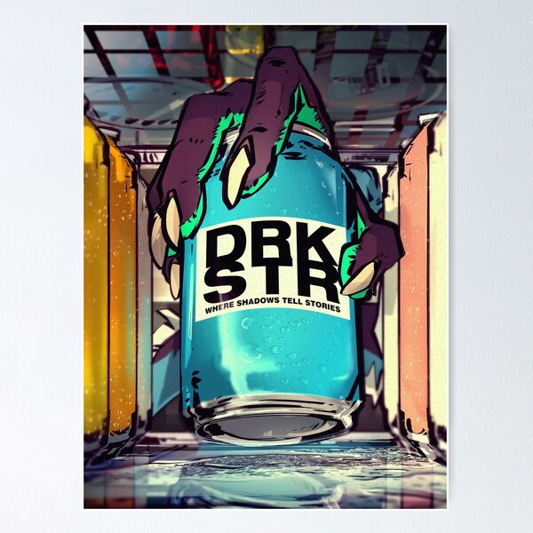 Vista previa del artículo con la obra «Abre una cerveza fría», diseñado y vendido por DRKSTR_STUDIOS.